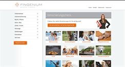 Desktop Screenshot of fingenium.de